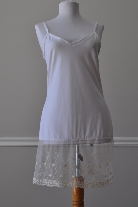 Full Slip Extender, Top Slip Extender, Shirt Extenders, Ivory Lace Top Extender, Full Slip, Ivory / White Full Slip, Size S - Etsy Full Slip Extender, Top Slip Extender, Shirt Extenders, Ivory Lace Top Extender, Full Slip, Ivory / White Full Slip, Size S - Etsy