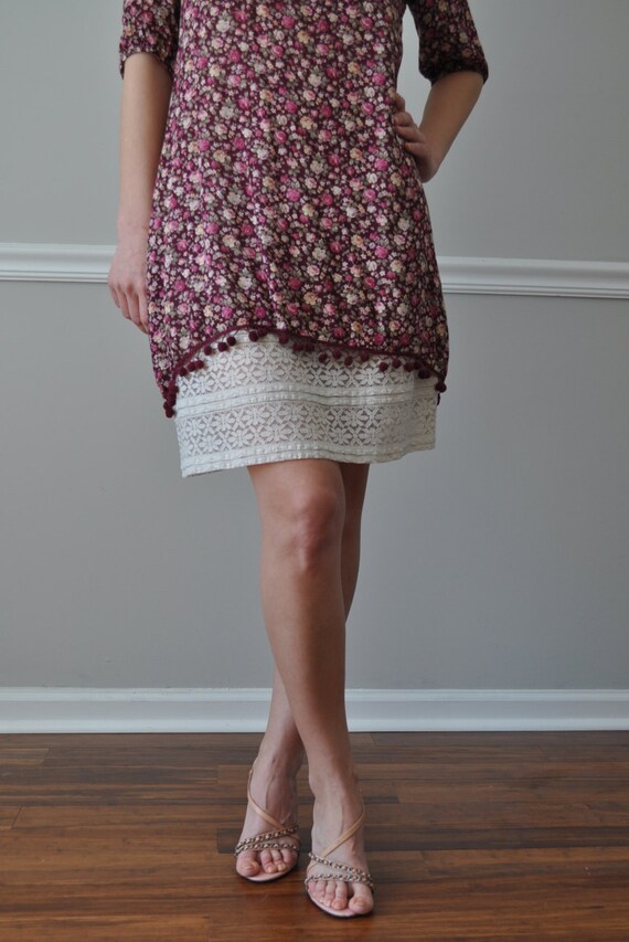 Burgundy skirt extender hot sale