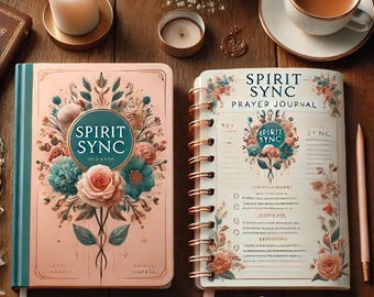 Spirit-Sync Digital Prayer Journal | Christian Gratitude & Reflection Journal | Faith-Based Daily Devotional PDF Download