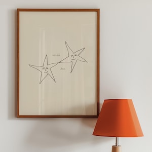 Stars | Digital Print, Wall Art, Digital Download, Hand Drawn, Illustrated Wall Art