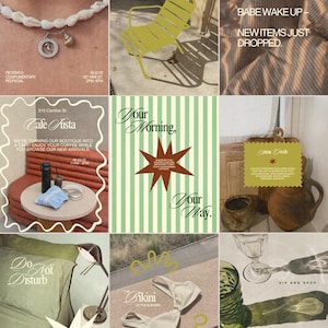 Aardse, aanpasbare canvassjabloon | Instagram, branding, bruiloft, klein bedrijf, creatief, feest, uitnodiging, infographic