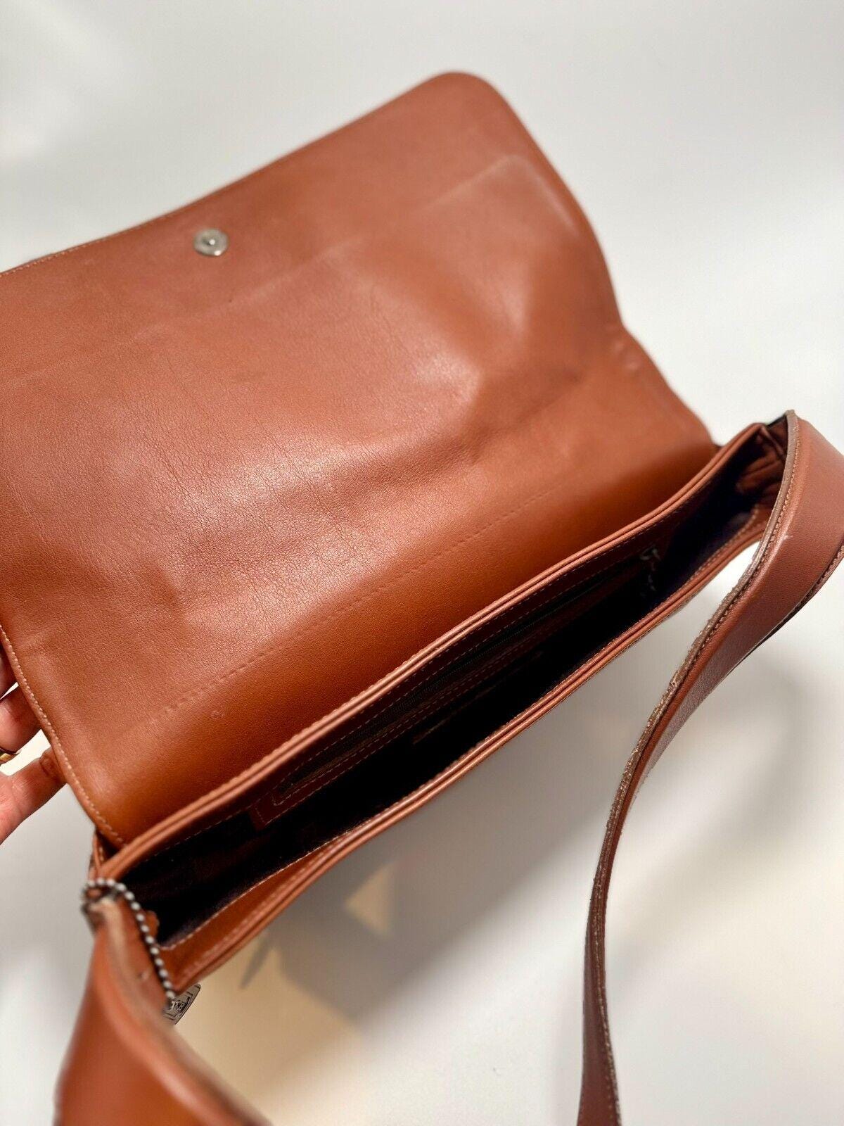 Vintage COACH Bag - Whitney 9179 Brown Leather Shoulder Bag East 