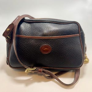 Vintage Dooney & Bourke Pebbled All Weather Leather Crossbody Bag