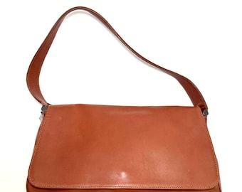 Vintage COACH F13759 Pleated Black Leather East West Gallery 