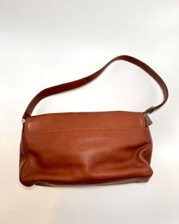 Vintage COACH Bag - Whitney 9179 Brown Leather Shoulder Bag East 