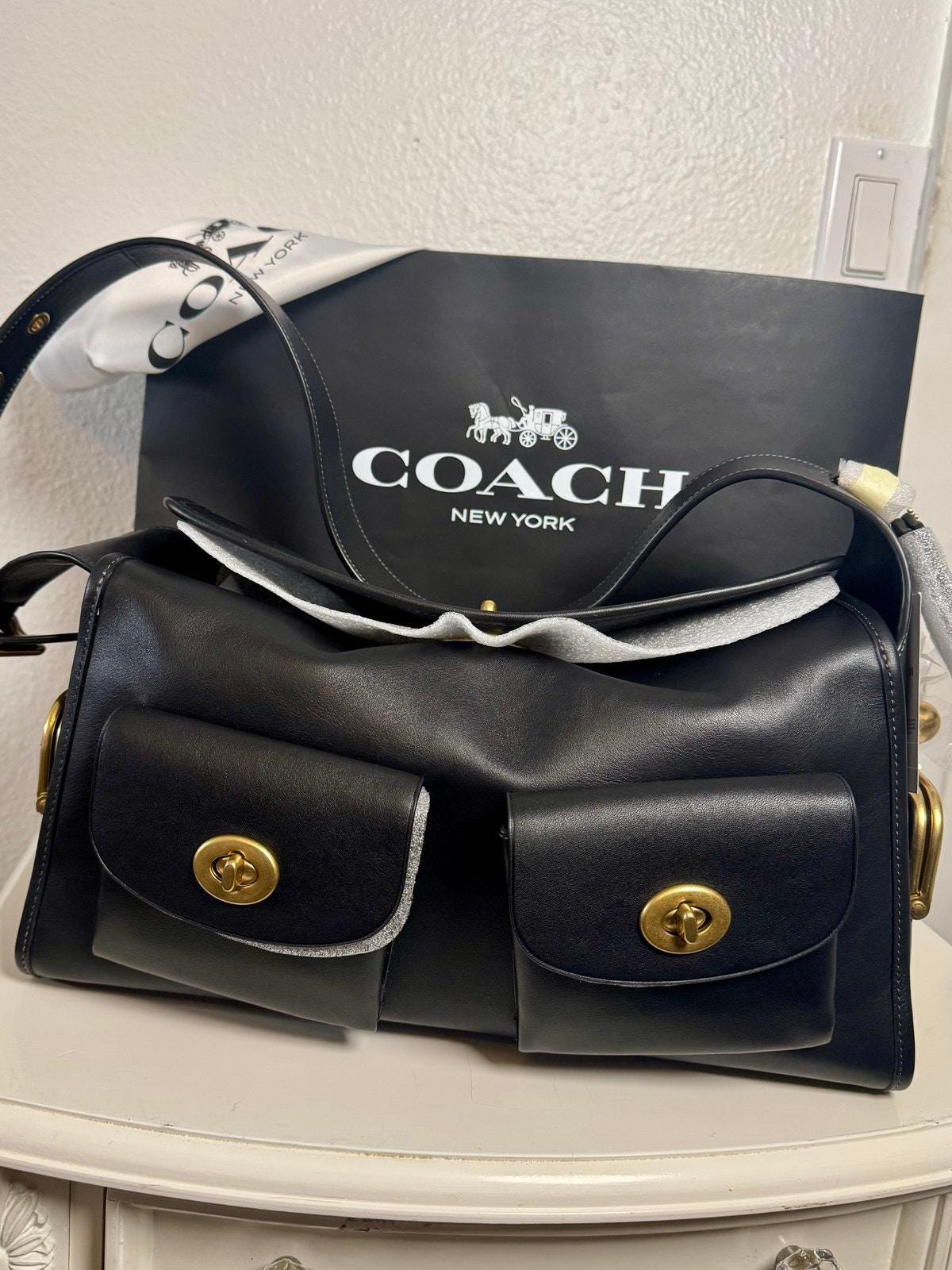 Coach Vintage Turnlock Bag - Etsy UK