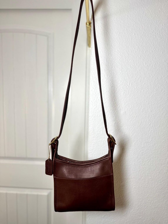 バッグ Old coach shoulder bag crossbody vintage OLD COACH Shoulder Bag Vintage Green Leather Turn Lock Made