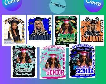 Editable Graduation Templates - Etsy