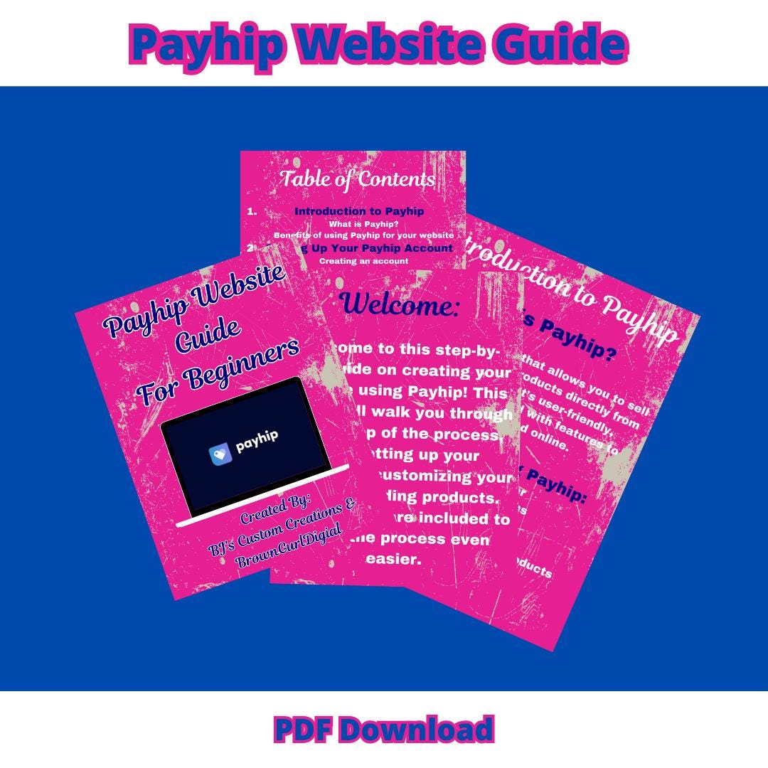 Payhip Website Guide for Beginners: Your Step-by-step Digital Toolkit ...