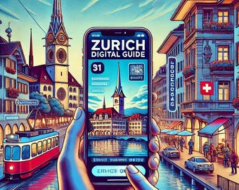 ZURICH SWITZERLAND Digital Travel Guide Our digital tour guide is ready +100 suggestions and location links Zurich Switzerland Digital Guide