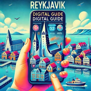 REYKJAVIK ICELAND Digital Travel Guide Our digital tour guide is ready+100 suggestions and location links Iceland Reykjavik Digital Holiday