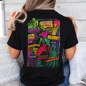 Vintage Universal Monsters T-Shirt: Retro Horror Movie Graphic Tee