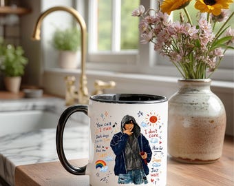 Tazza K-Pop dell'era Arirang, tazza in ceramica a tema musicale, regalo per fan, tazza trendy, regalo per appassionati di musica, souvenir musicale, tazza unica, regalo per lei, regalo per lui, regalo musicale
