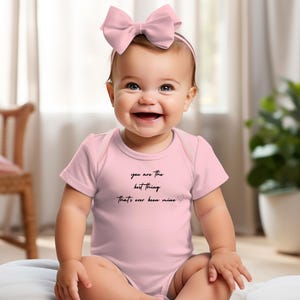 Tutina originale a maniche lunghe per neonati &quot;You Are The Best Thing&quot; / Completo per neonati, Completo per neonati, Regalo per neonati, Regalo per baby shower