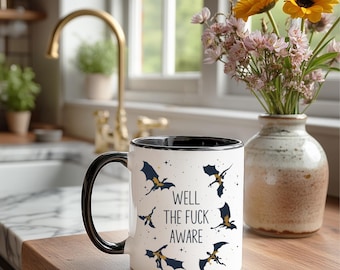 Fourth Wing Mug, Xaden Riorson Quote, Bookish Gift