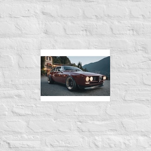 Alfa Romeo GTV Poster