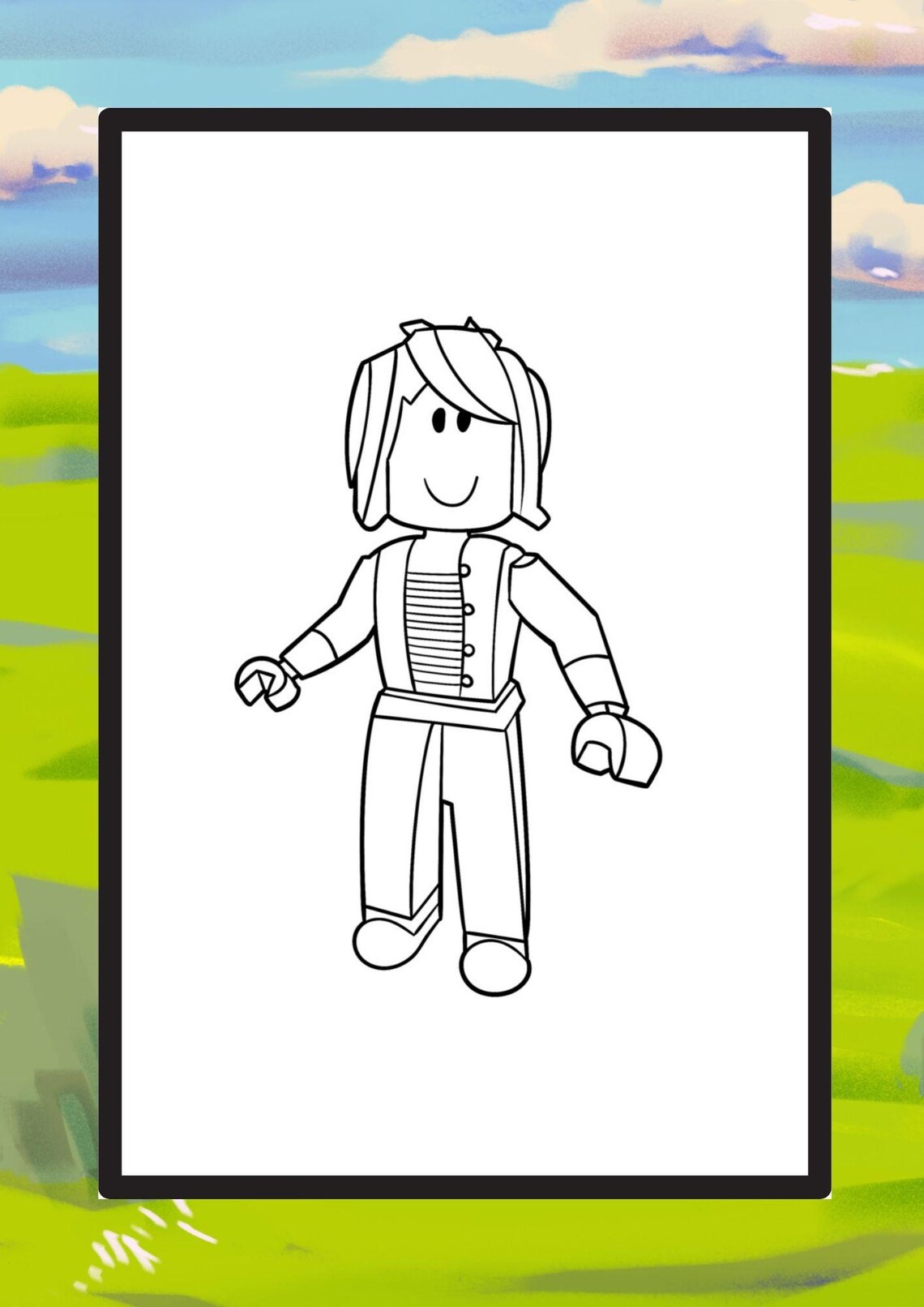 28 Roblox Coloring Book, Roblox Coloring Pages, Digital Coloring Book ...