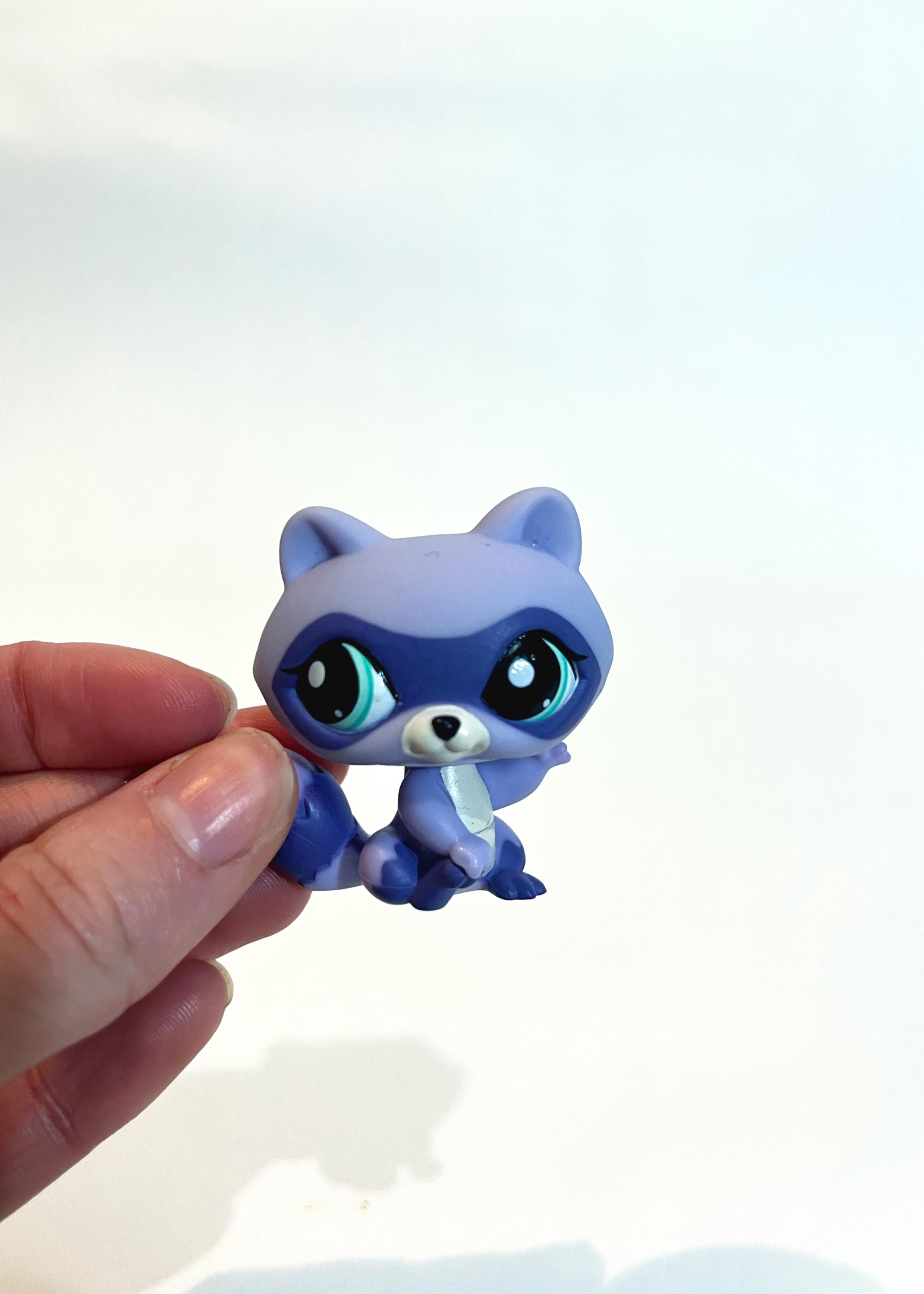 Lps Raccoon Authentic LPS Hasbro Littlest Pet Shop 23 Panda, Raccoon, Rare Molds - Etsy
