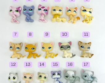 Littlest Pet Shop HASBRO #1761 - Chat Persan Couronne Princesse - Authentique LPS