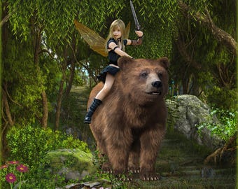 Fairy tales, legends, elves, bears, nature