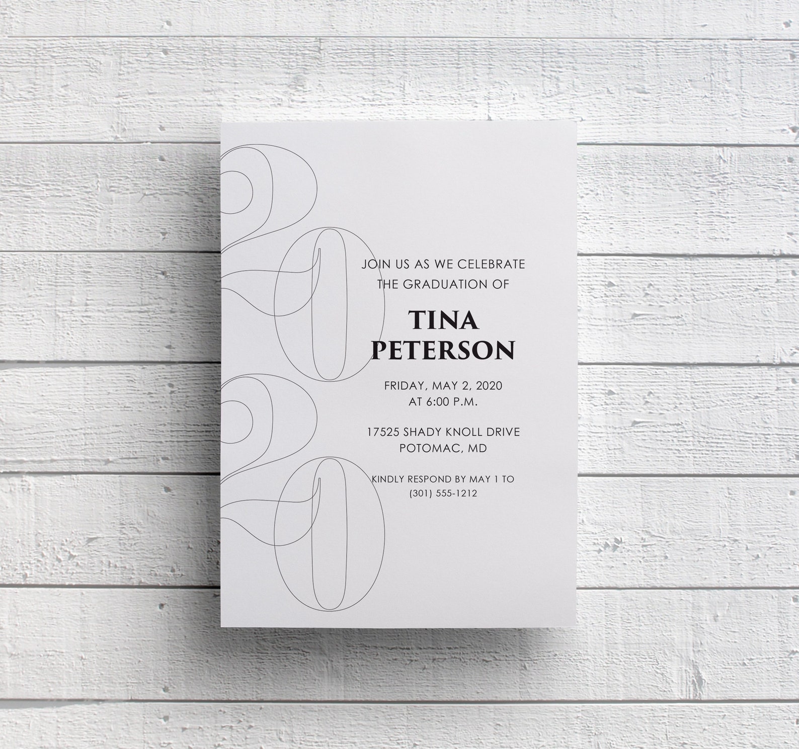 Class of 2020 Graduation Announcement or Party Invitation for | Etsy