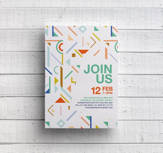 Corporate Dinner Invitation Company Dinner Invitation Etsy