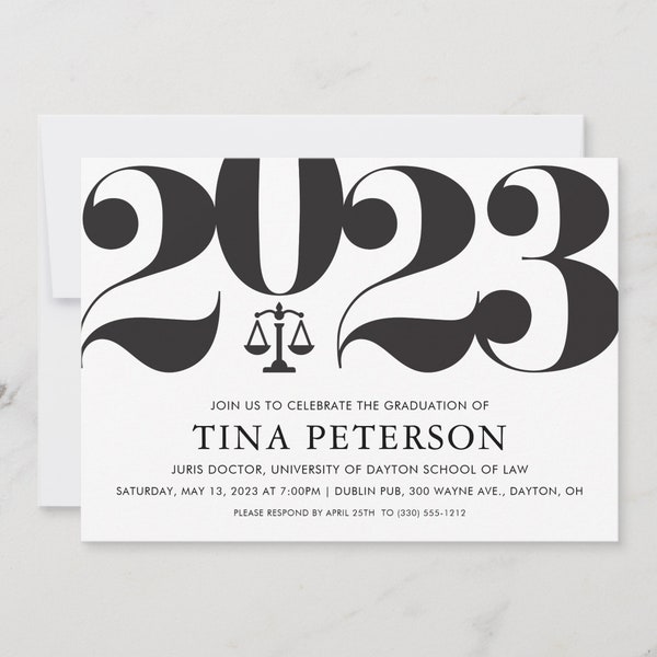 Law School Graduation Party Etsy