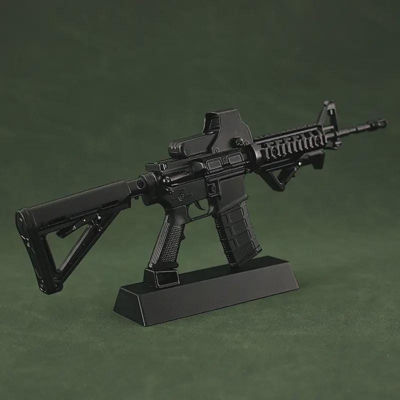 精巧1/3スケール　ミニチュア模型　AR15 M4 精巧1/3スケール ミニチュア模型 AR15 M4 トイガン