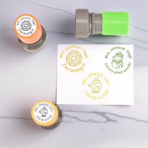 Gift for Teacher | Personalized Teacher Stamp | Teacher Stamper | Personalized Teacher Gift | Classroom Teacher Stamp| Teacher Grading Stamp