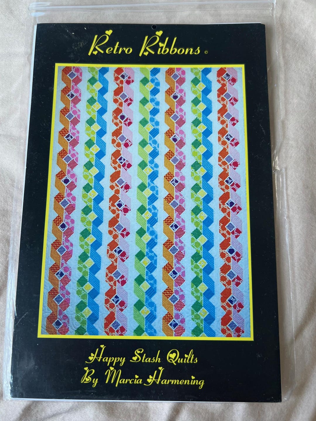 RETRO RIBBONS Quilt Pattern Crib to King Size - Etsy
