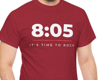 8:05 It's Time to Rock T-Shirt | Red Rocker Sammy Hagar Tee