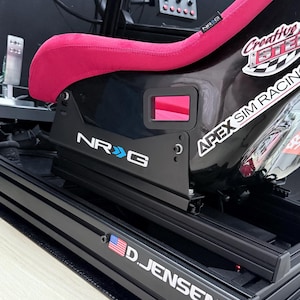 Customized Name/Flag Plate For Sim Rig