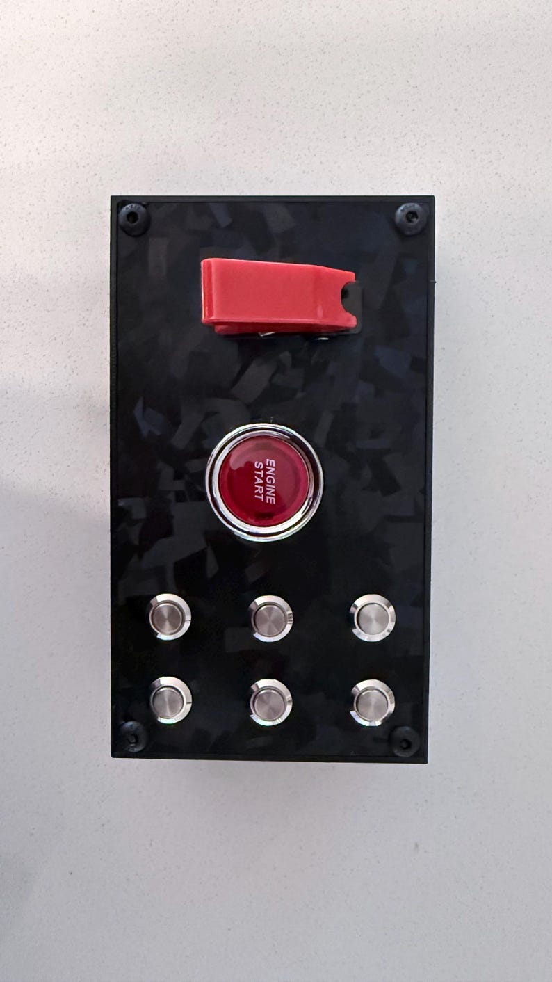 Sim Racing Button Box Start Ignition Box - Etsy