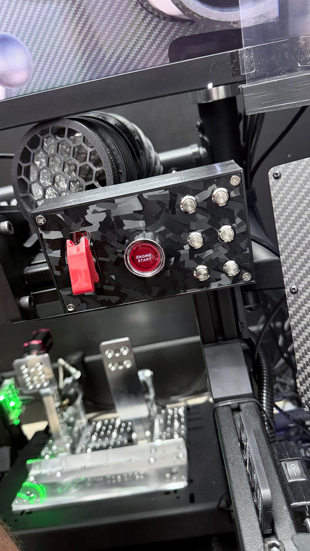 Sim Racing Button Box Start Ignition Box - Etsy