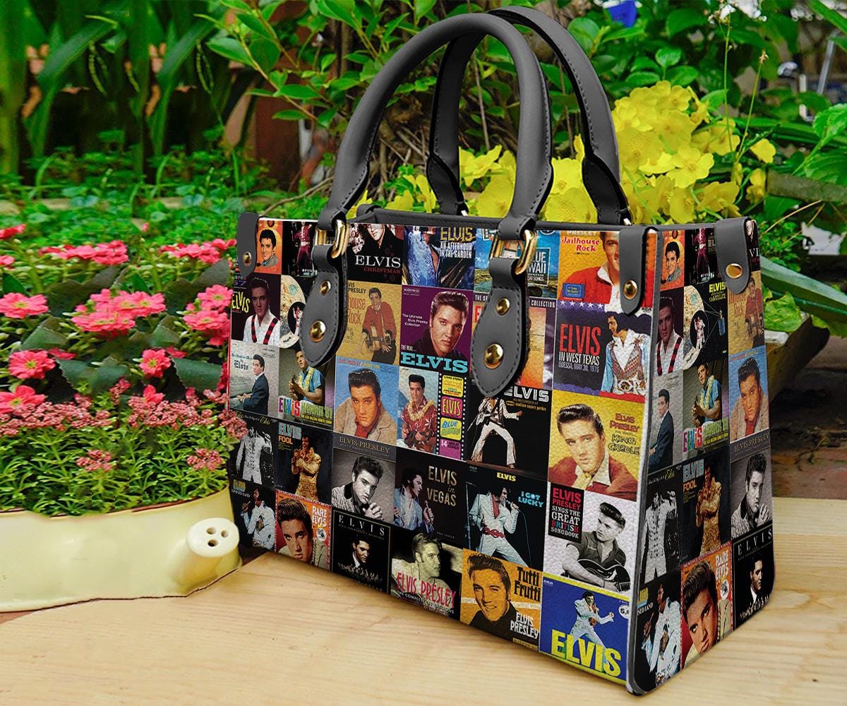 Discover Elvis Presley Music Women Leather Handbag