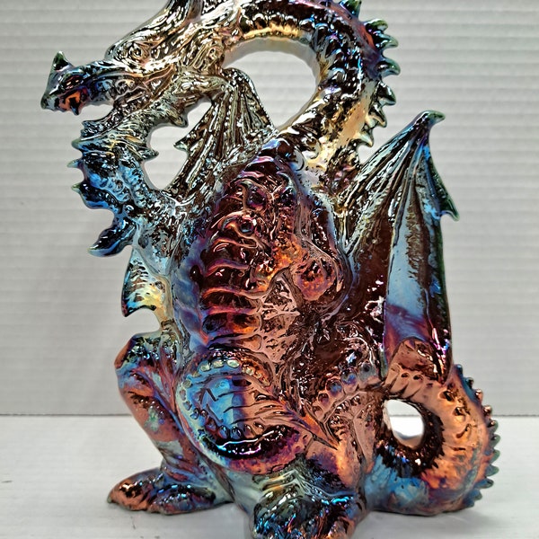 Raku Pottery Arcane Ceramic Dragon By Lorrie Wickman The Potters Wheel Too