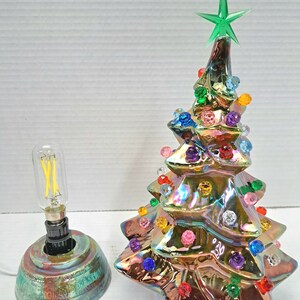 Gare Tree 11" Ceramic Christmas Tree Raku Pottery By Lorrie Wickman The Potters Wheel Too