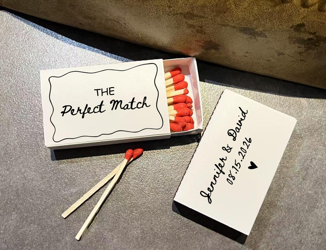 Exquisite Matchbook Wedding Favors Landscape Concept Exquisite Matchbook Wedding Favors Landscape Concept