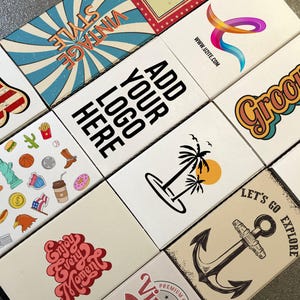 Custom Logo Printed Matchboxes/Add Your Logo Matches for Business/Wedding Guest Favors/Party Supplies/Business Promotional Matchbox Favors