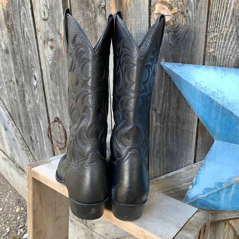 by Ariat western boot Men/'s black on black