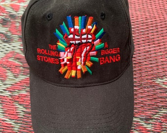Basecap Rolling Stones Baseball Kappe Zunge Mütze blau Musik Tongue 