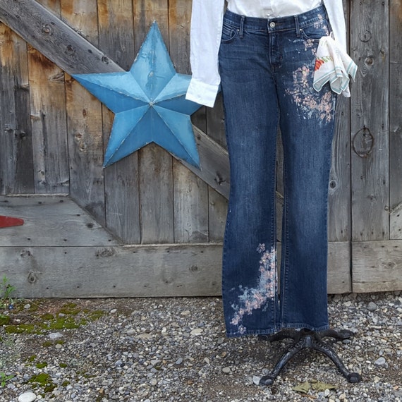 painted levis