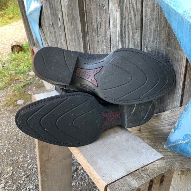 by Ariat western boot Men/'s black on black