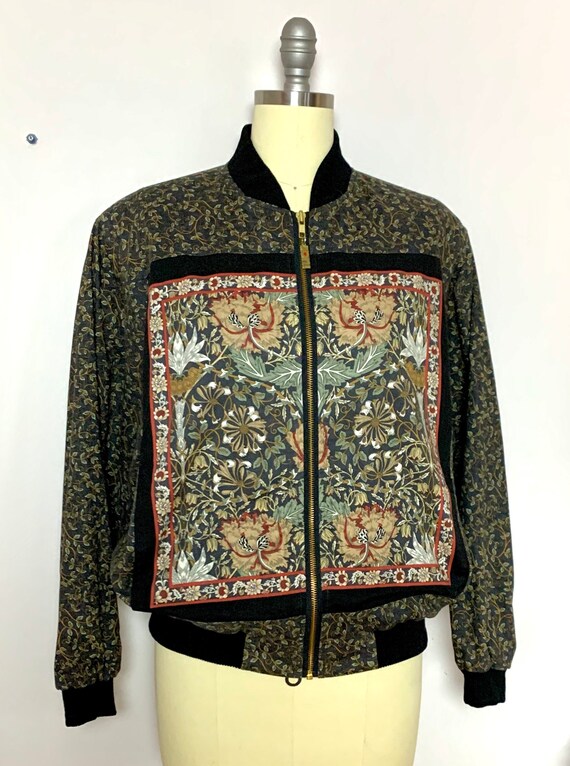 Willam Morris style bomber, by Joni