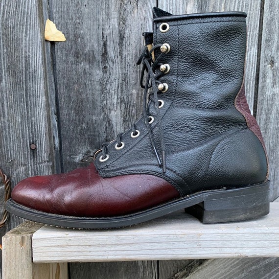 black lace cowgirl boots