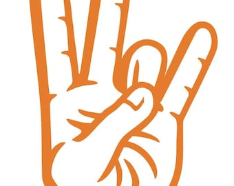 Archivo SVG de señal de mano de Tennessee Vol For Life