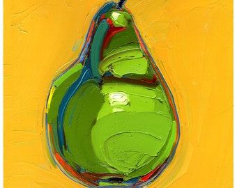 Print - Phyllo's Pear -10X10-Modern Fine Art
