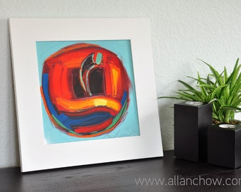 Framed Print-Golden Apple-10X10-Modern Fine Art