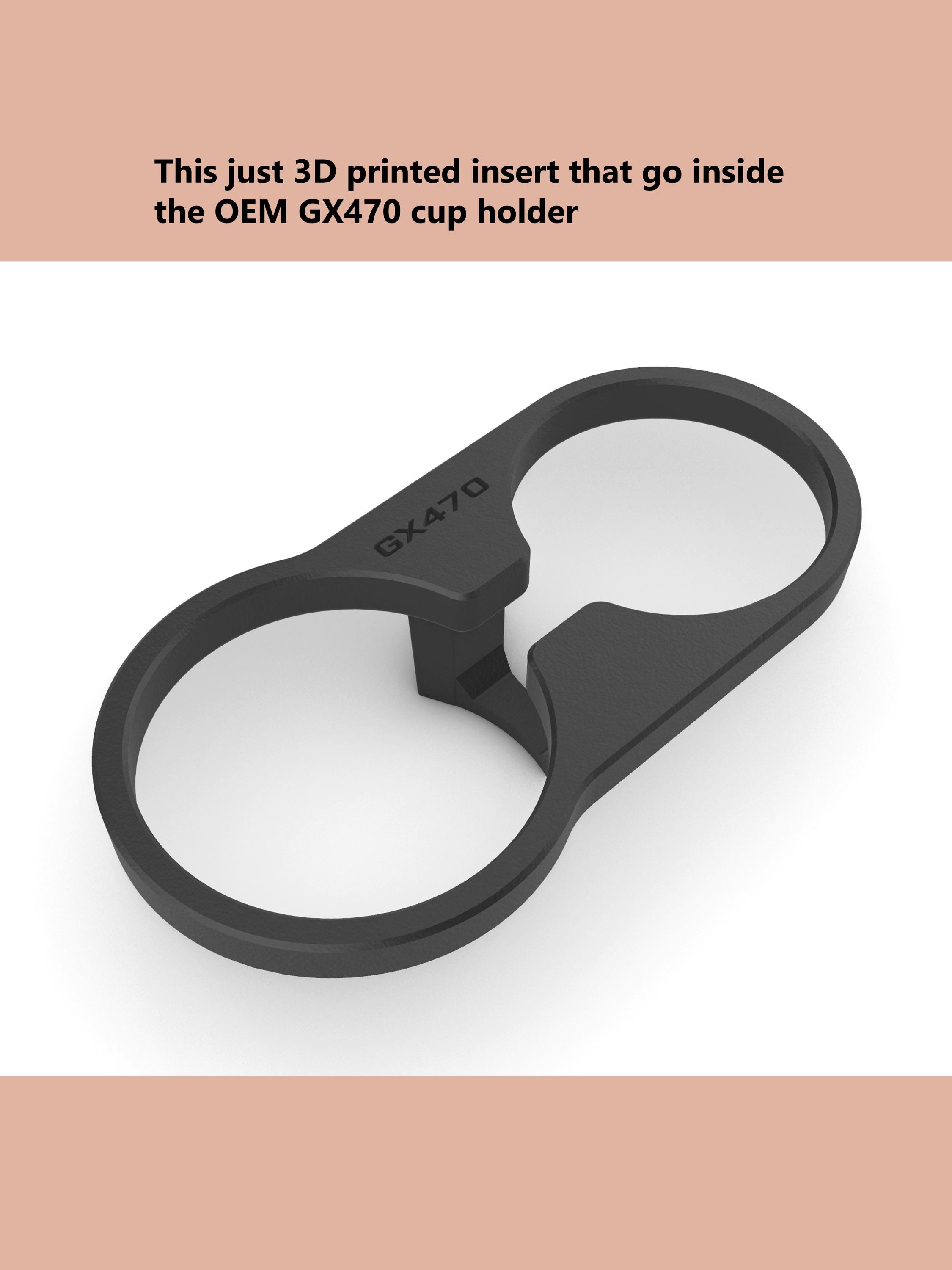 Lexus GX470 (2003-2009) 3D Printed Cup Holder Insert Upgrade - Etsy