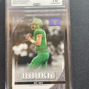Bo Nix 2023 Leaf Rookie FL2 Exclusive Edition CCG 10 RC